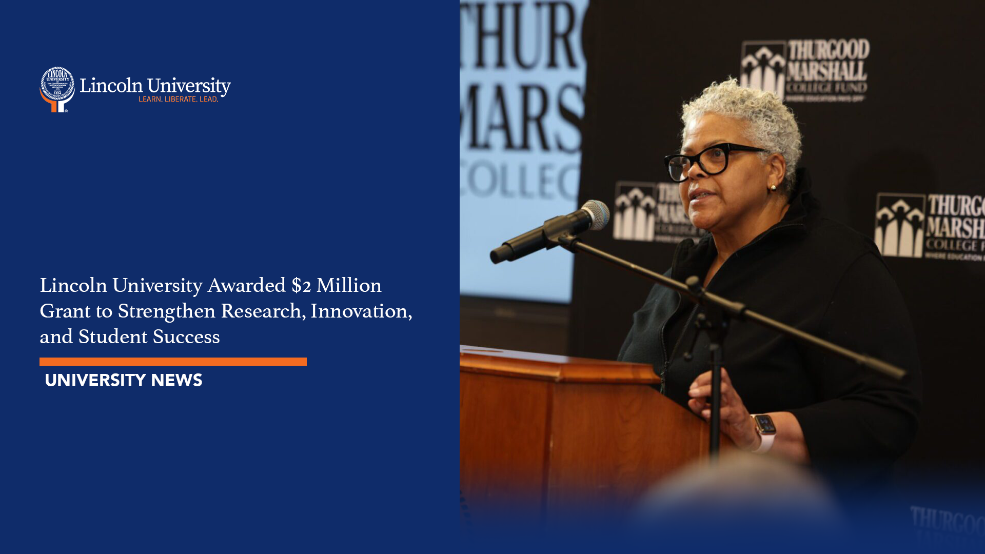 Lincoln University Awarded $2 Million Grant 