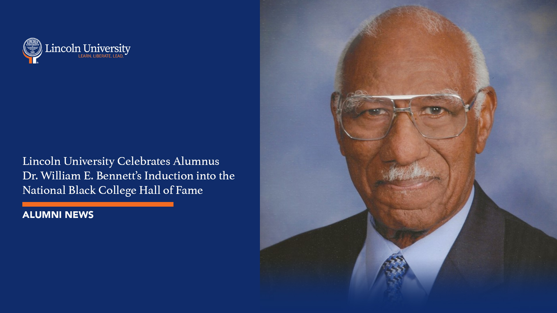 Lincoln University Celebrates Dr. William E. Bennett’s Hall of Fame Induction