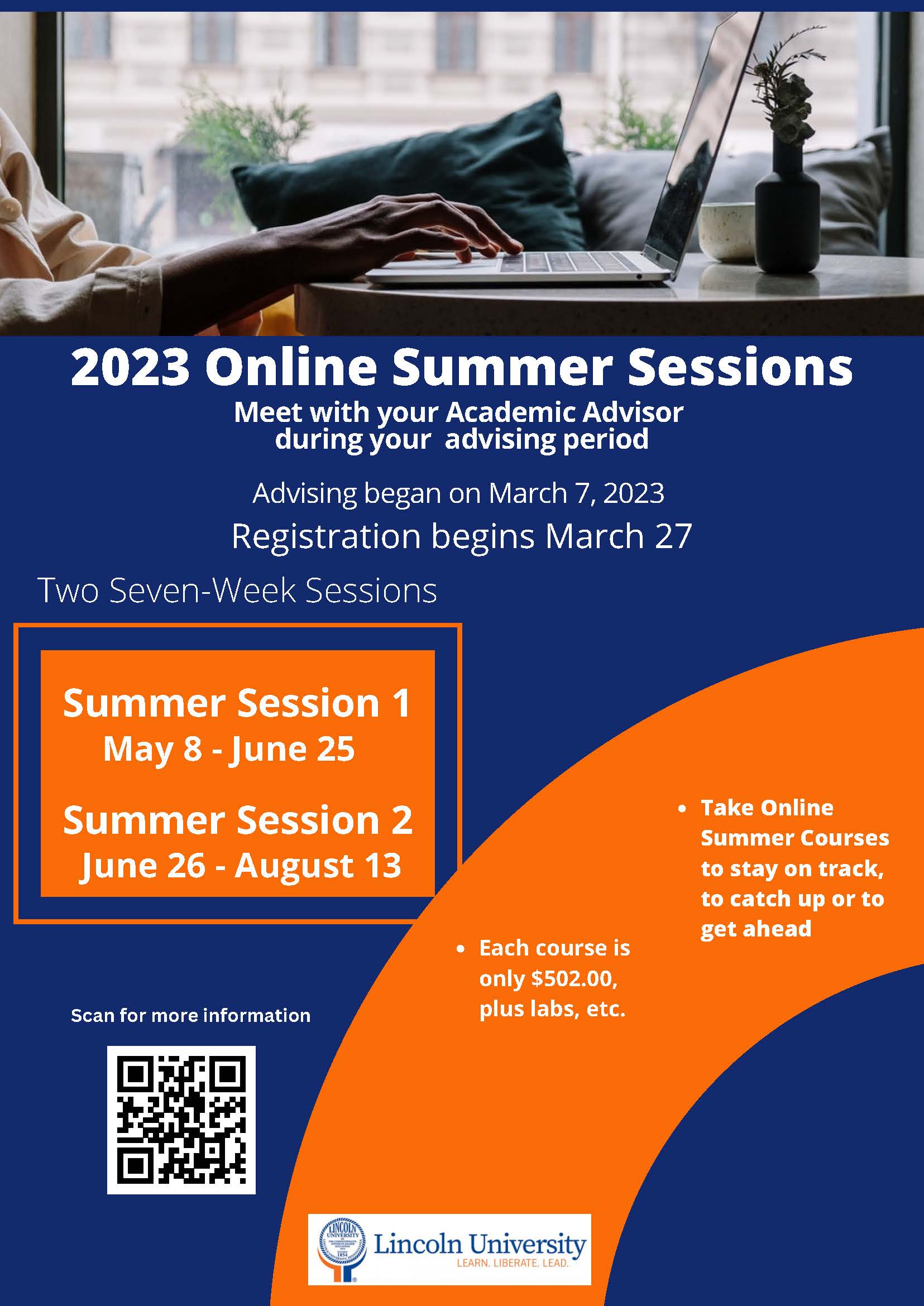 Online Summer Sessions Lincoln University