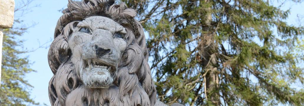 Lion statue