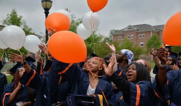 balloons being released