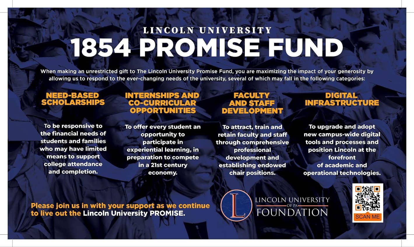 1854 Promise Fund flyer