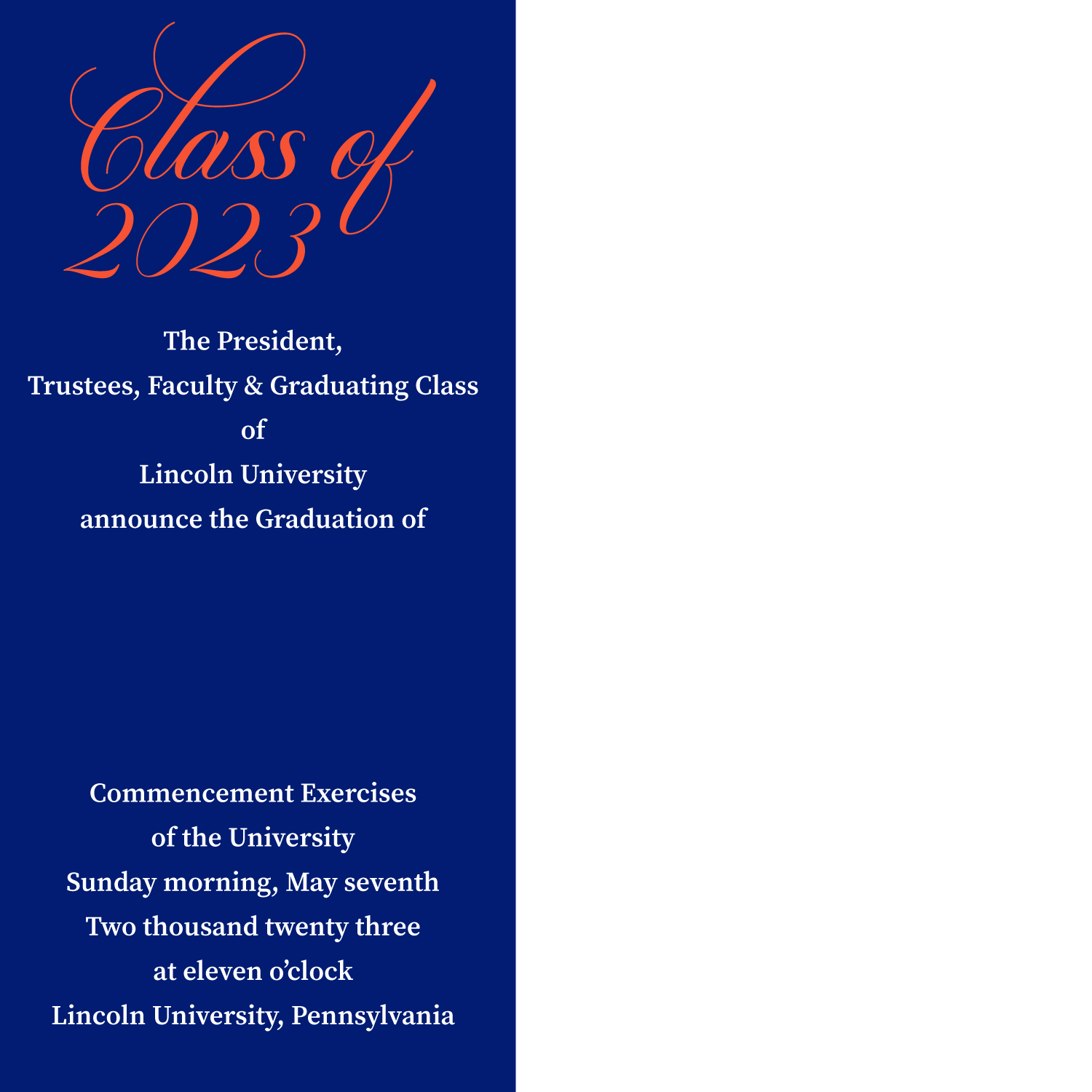 2022 Announcement