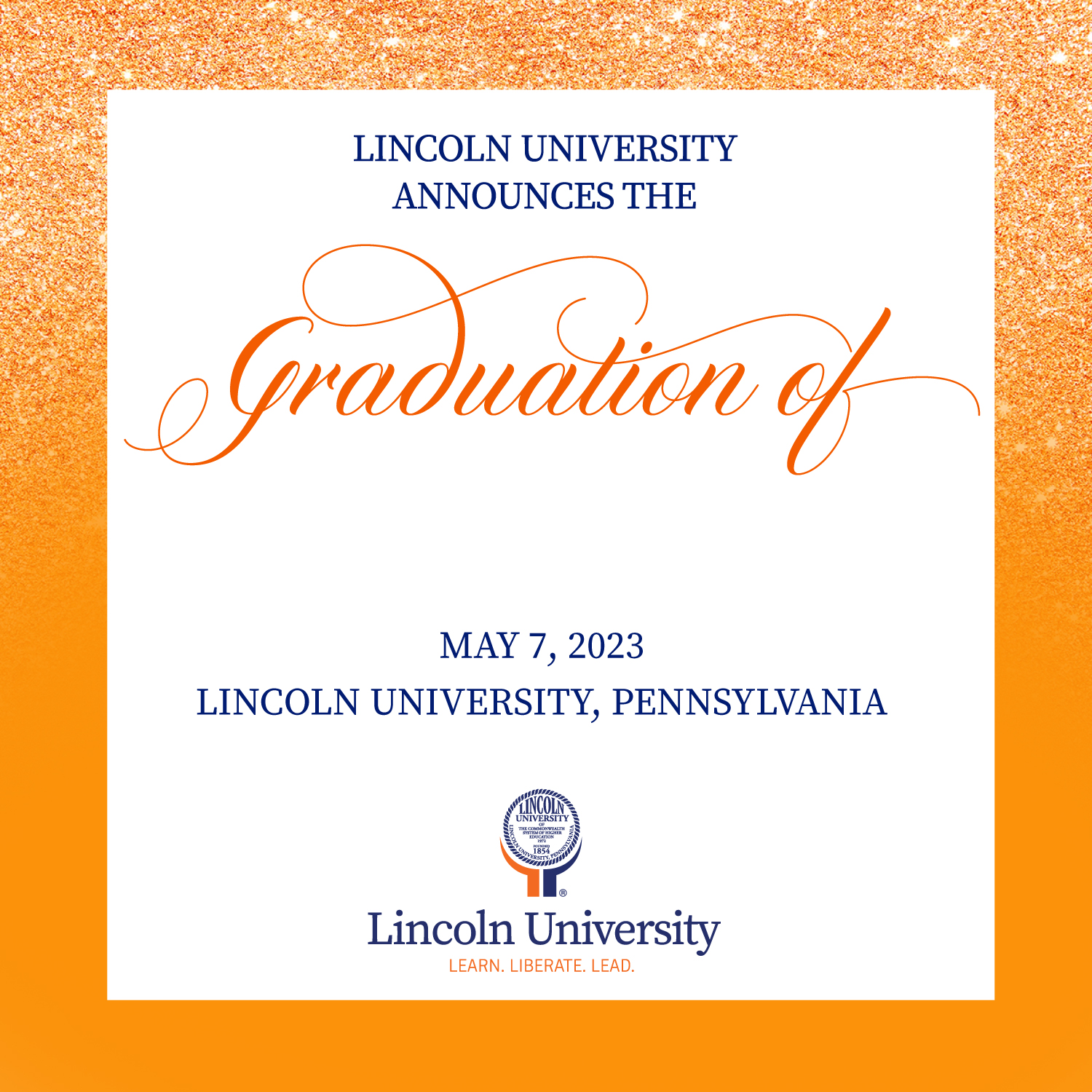 Grad Announcement