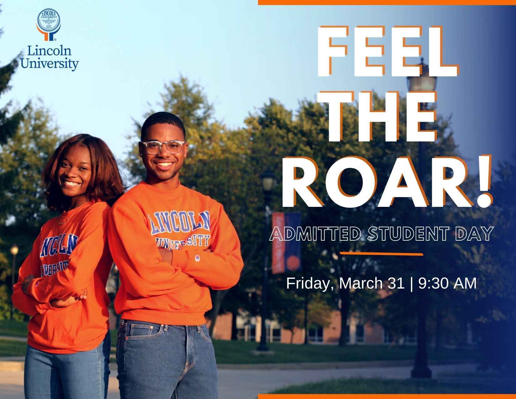 Feel the Roar Admitted Student Day Lincoln University