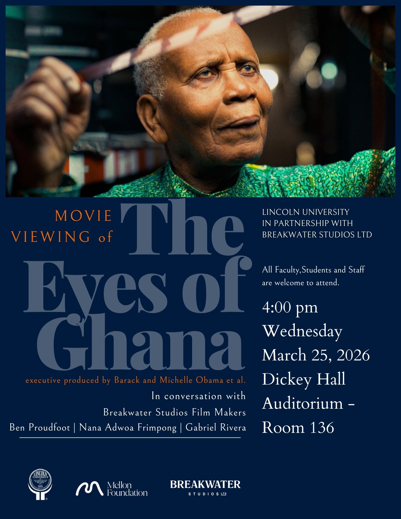 The Eyes of Ghana Documentary flyer