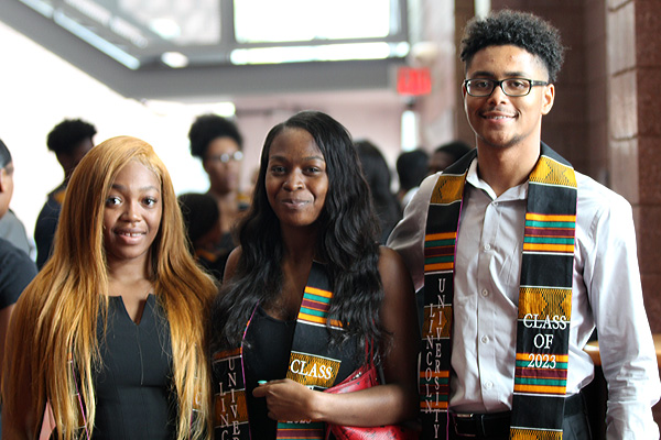 three students