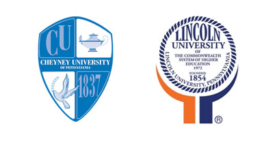 Cheyney University and Lincoln University crests