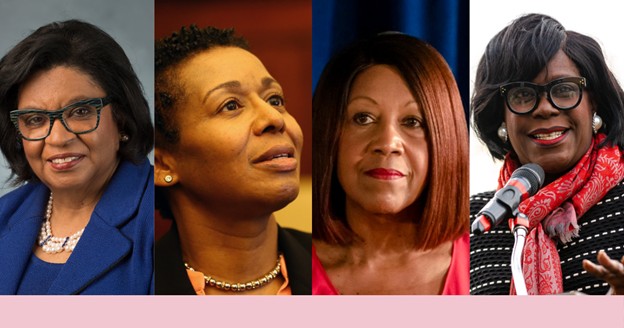 Soraya Coley, Blanche Carney, Hon. Sheila Y. Oliver, Cherelle L. Parker