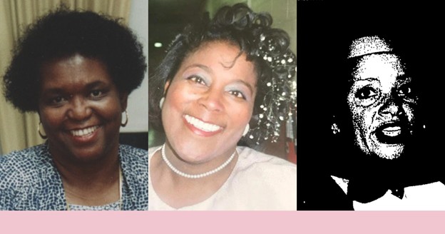 Dr. Sudarkasa, Delores Kirby Colemna, and Adrienne Rhone