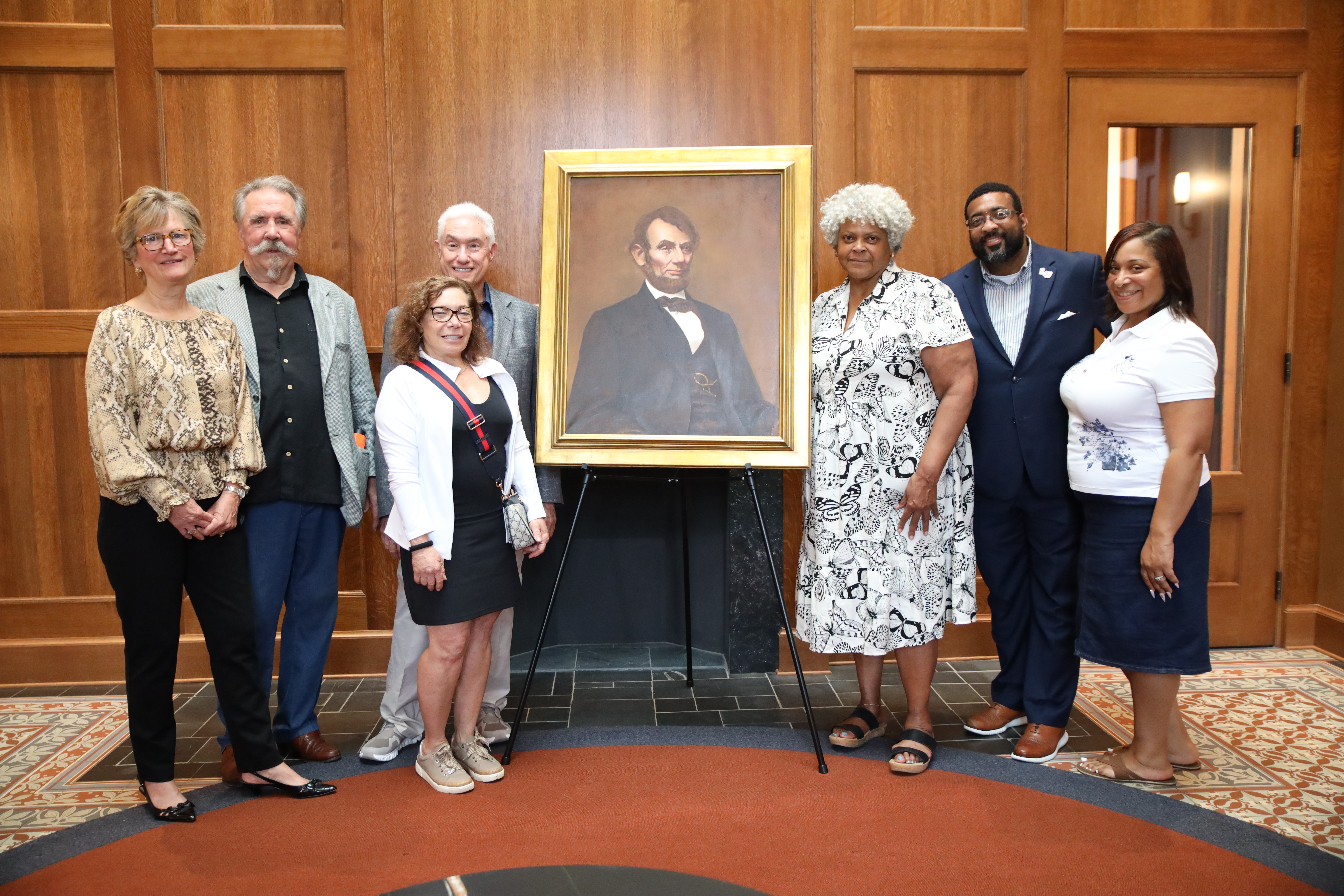 Abraham Lincoln Portrait Gifted to Lincoln University