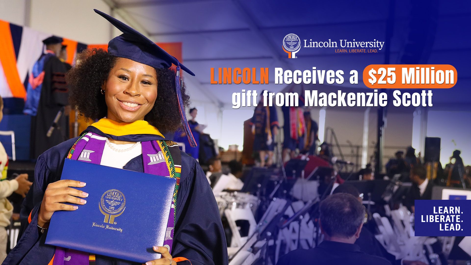 Announcement of Mackenzie Scott Donation