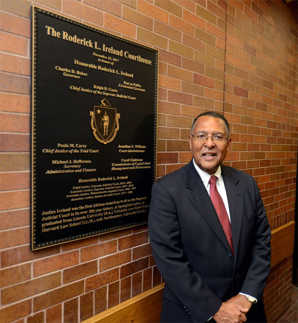 Roderick L. Ireland, former Chief Justice